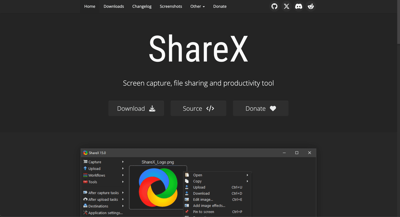 ShareX preview